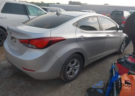 2015 Hyundai Elantra Se from USA, damaged, VIN 5NPDH4AE5FH649459